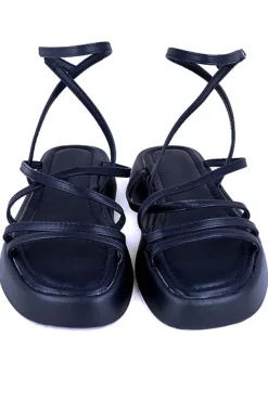 SANDALIA PLATAFORMA MULTITIRAS