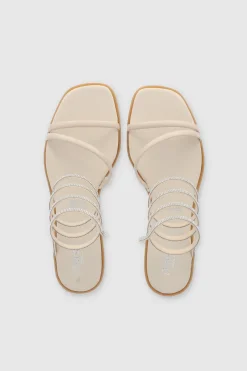 Sandalia Pulsera Espiral Brillos