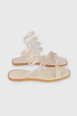 Sandalia Pulsera Espiral Brillos