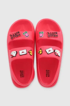 Sandalia Slide Diseño Hello Kitty