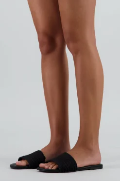 Sandalia tira ancha yute trenzado