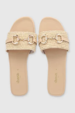 Sandalia tira ancha yute aplicación eslabón