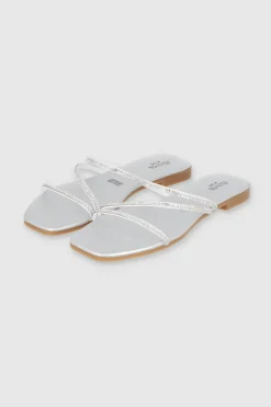 Sandalia Tiras Brillos