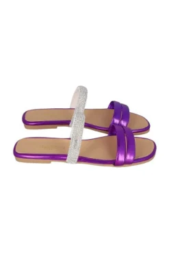 Sandalia Tiras Brillos