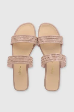 SANDALIA TIRAS BRILLOS