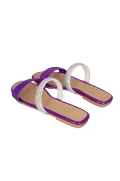 Sandalia Tiras Brillos