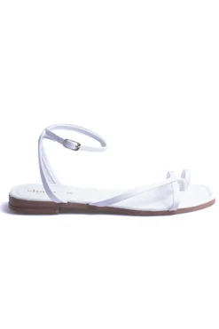 Sandalia Tiras Delgadas Anillo Dedo