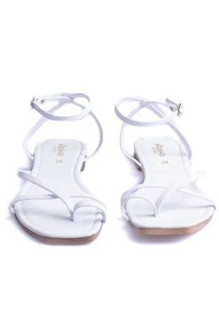 Sandalia Tiras Delgadas Anillo Dedo