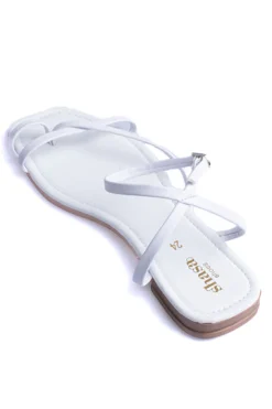 Sandalia Tiras Delgadas Anillo Dedo