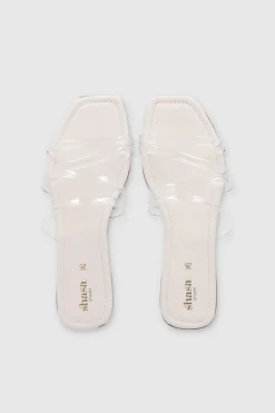 Sandalia Tiras Transparentes Pu