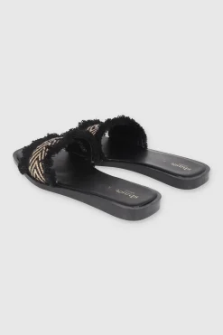 SANDALIA YUTE CHEVRON DESHILADA