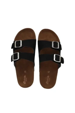 Sandalias 2 Hebillas Efecto Corcho