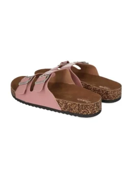 Sandalias 2 Hebillas Efecto Corcho