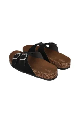 Sandalias 2 Hebillas Efecto Corcho