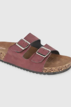 Sandalias 2 Hebillas Efecto Corcho