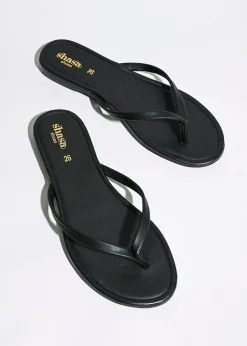 Sandalias flip flop tiras delgadas