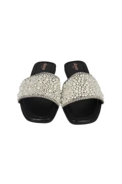 Sandalias pala aplicaciones perlas