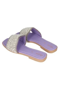 Sandalias pala aplicaciones perlas