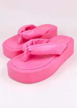 Sandalias plataforma pata gallo