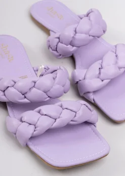 Sandalias rebanada trenzas