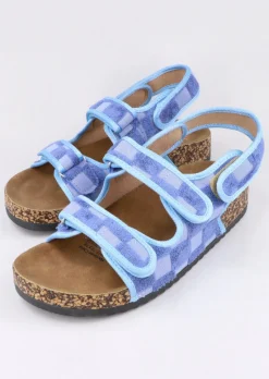 Sandalias slingback cintas toalla