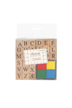 Sellos abecedario multicolor
