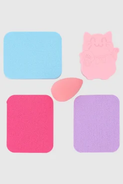 Set 5 esponjas gatito