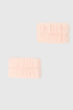 Set 2 muñequeras fluffy