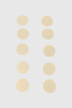 Set 5 pares cubrepezón flor