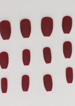 Set 24 piezas uña postiza ballerina mate