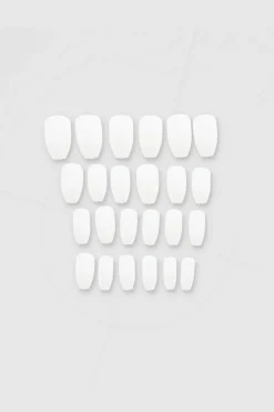 Set 24 piezas uña postiza ballerina mate