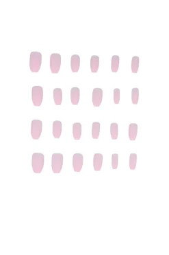 Set 24 piezas uñas postizas mate