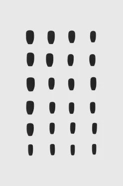 Set 24 piezas uñas postizas mate