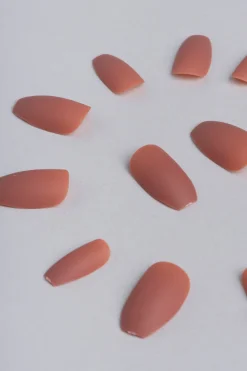 Set 24 piezas uñas postizas mate