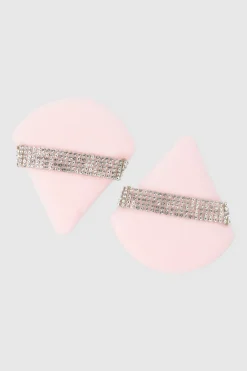 Set 2 puffs triangulares tira brillos