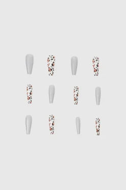 Set 12 uñas animal print