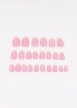 Set 24 uñas estrellas