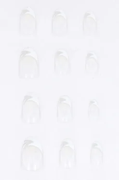 Set 12 uñas postizas french diseño