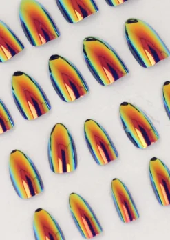 Set 24 Uñas Tornasol