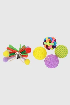 Set de 4 juguetes mascota