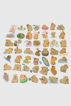 Set de 50 stickerscapibara