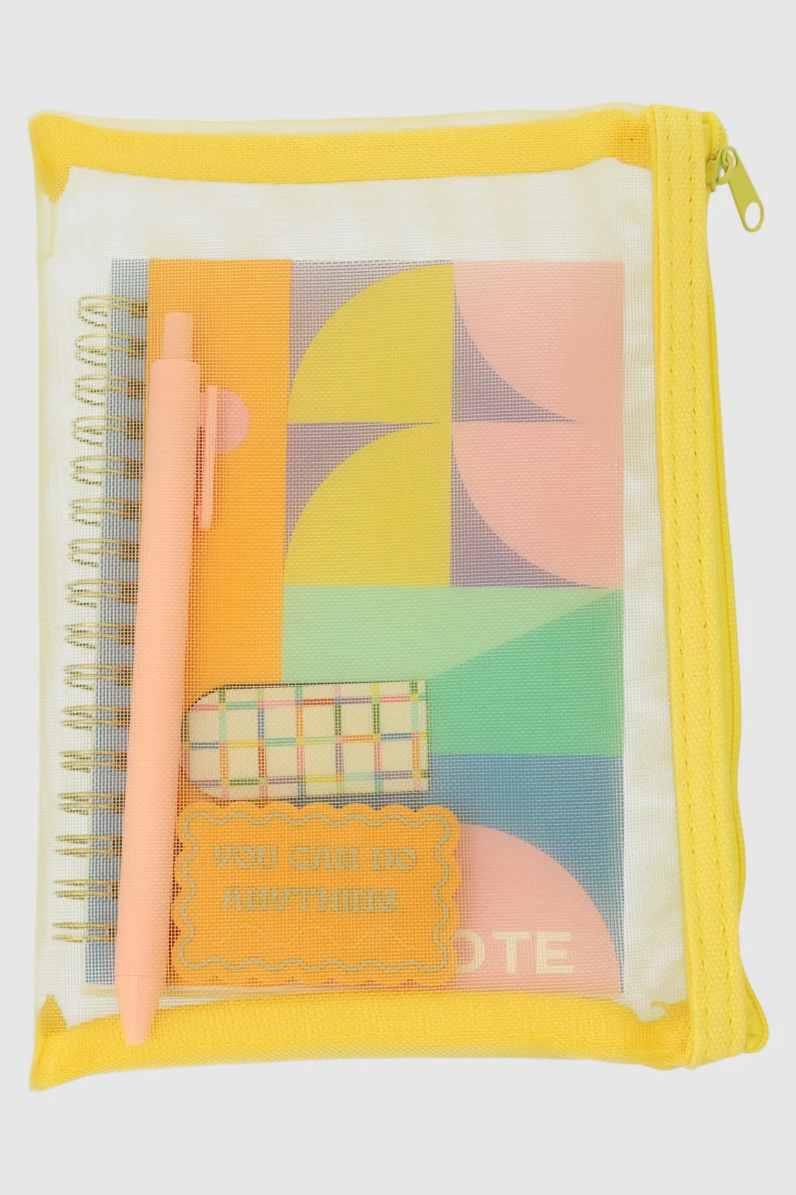 Set de papelería bolsa red