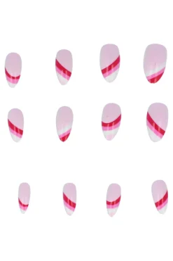 Set Uñas 12 Corazones