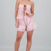Short cuadros gingham