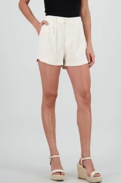 Short de lino con jarreta