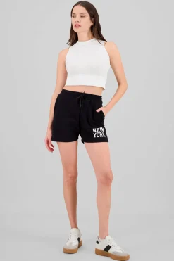 Short Deportivo Estampado New York