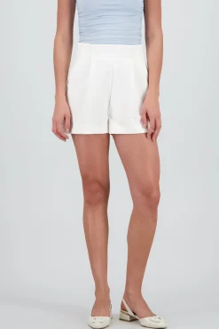 Short liso de vestir con pinzas