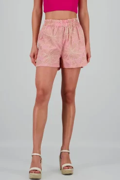 Shorts detalle bordados con resorte Hypsters