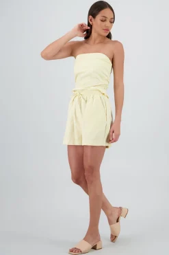 Shorts rayas con jareta Hypsters