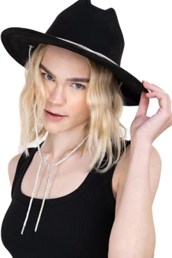 Sombrero fedora ajustable